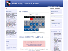 Tablet Screenshot of manno.cartegiornaliere.ch